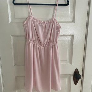 Aritzia Sunday Best Pink Mini Dress